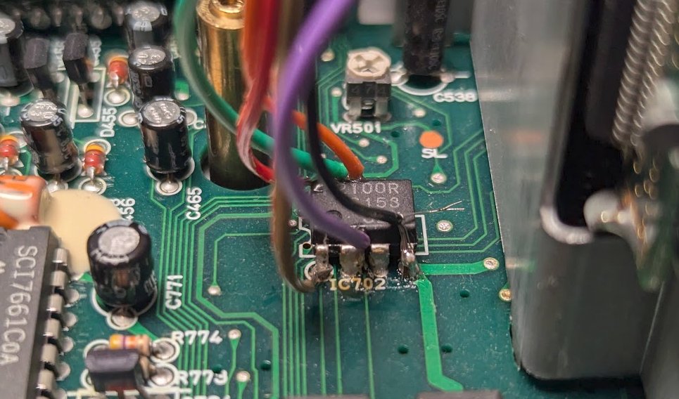 Target soldered